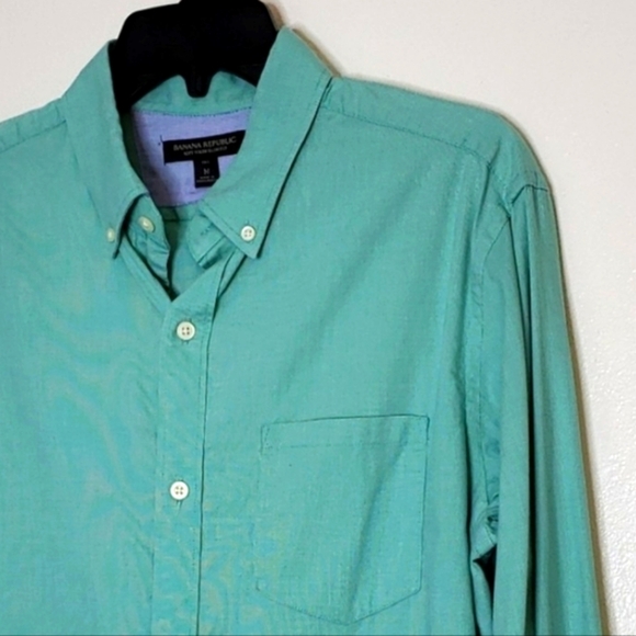NEW Banana Republic Soft Wash Slim Fit Mens Shirt Tall Office Preppy - Picture 1 of 11